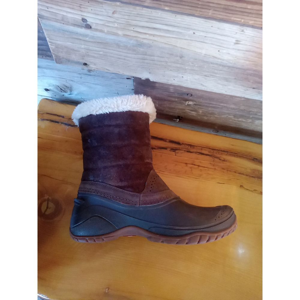 Womens Northface icepick boots sz 7 faux fur shellista III pac boot - Picture 8 of 12